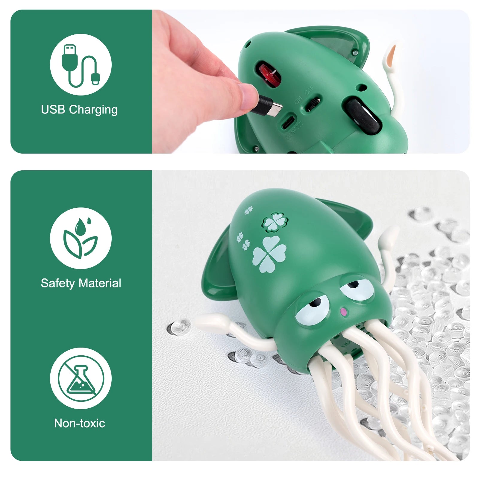 Electronic Dancing Squid Toy – Light-Up Music & Motion