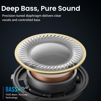 New Version A1 Wireless Earbuds Bluetooth 5.3 Light Weight in Ear IPX5 Waterproof Headphones 2 Mic for AI Calls, Immersive Premium Sound Bass Headset with Charging Case, 32 Preset Eqs via APP