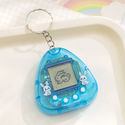 11 Color Transparent Virtual Pet Keychain Toy With 168 Pets