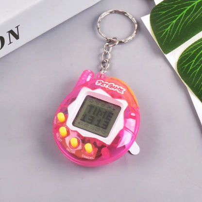 1 Color Transparent Virtual Pet Keychain Toy With 168 Pets