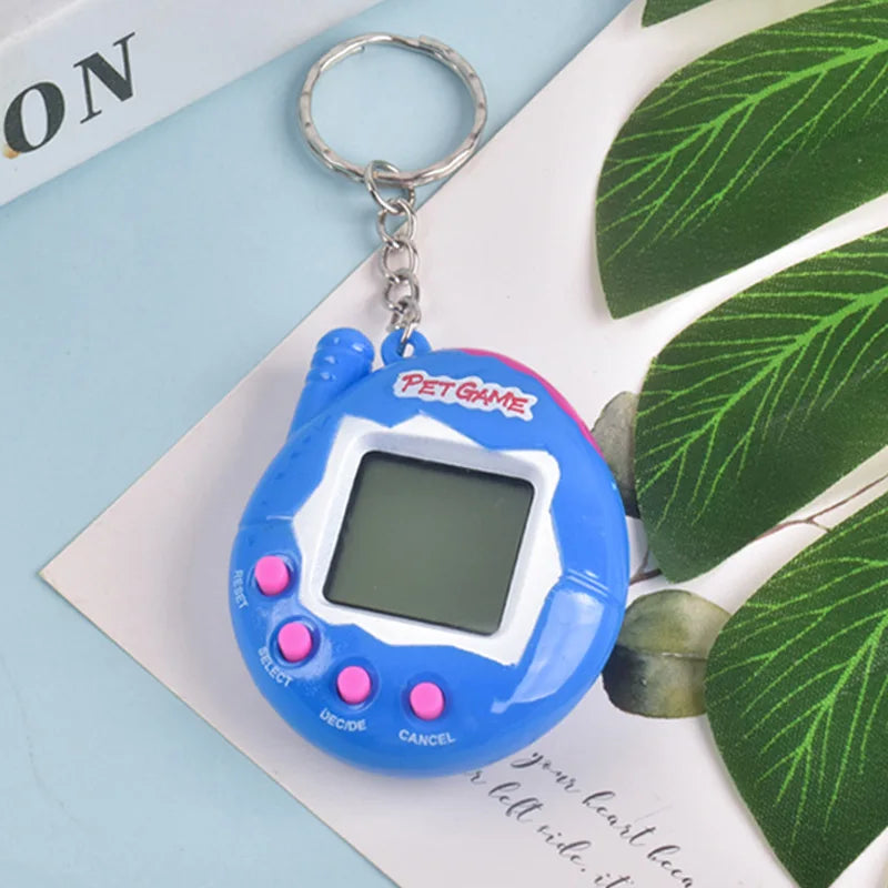 4 Color Transparent Virtual Pet Keychain Toy With 168 Pets
