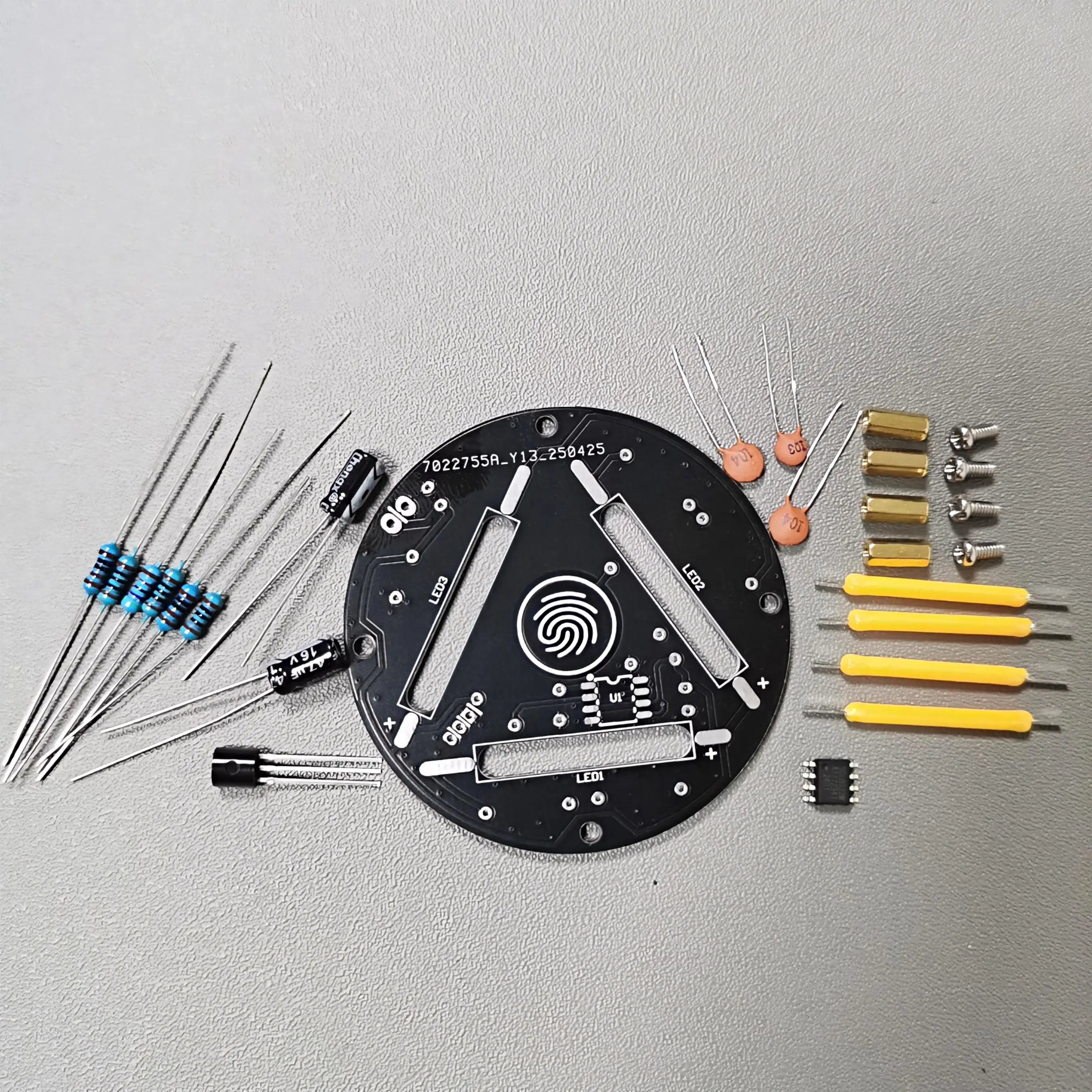 black Color Touch Dimming LED DIY Soldering Kit for Electronics Practice