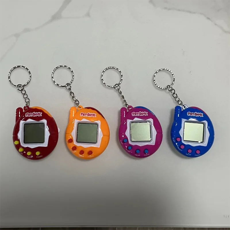 Transparent Virtual Pet Keychain Toy With 168 Pets