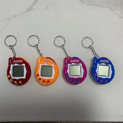 Transparent Virtual Pet Keychain Toy With 168 Pets